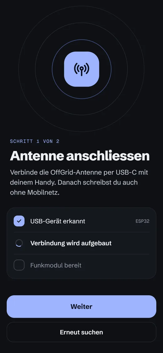 Figma-Design: Antenne anschliessen